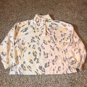 Adidas Pullover Sweatshirt Animal Print Athleisure Top‎ Kids Size 14